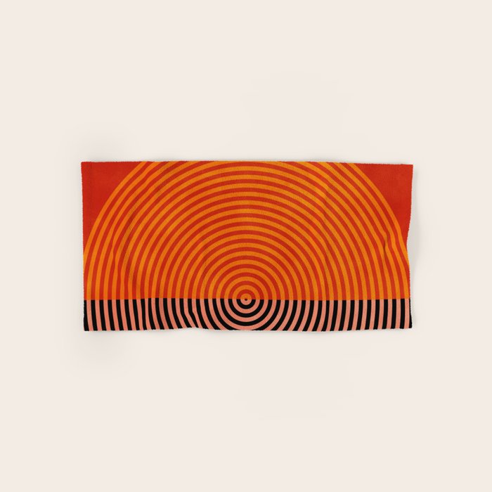 lines and shapes 1 abstract geometric Towels Gallery Image 1