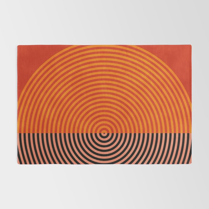 lines and shapes 1 abstract geometric Rug Gallery Image 2