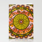 Retro Zodiac Wheel Stationery Card Gallery Image 2