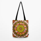 Retro Zodiac Wheel Tote Bag Gallery Image 2