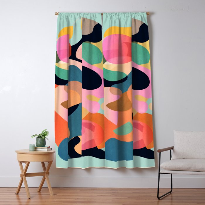 Abstract Shapes 9 Window Curtain Gallery Image 5