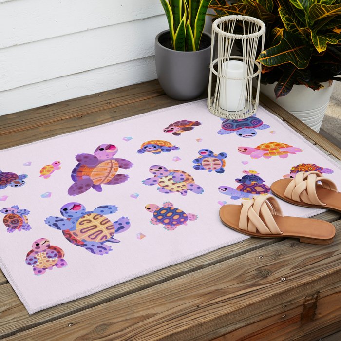 Diamondback terrapin Outdoor Rug Gallery Image 2
