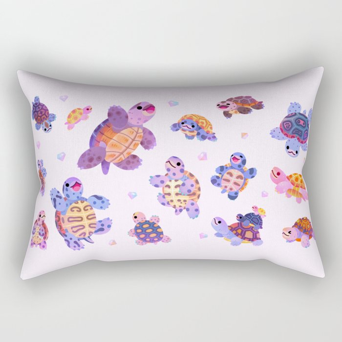 Diamondback terrapin Rectangular Pillow Gallery Image 1