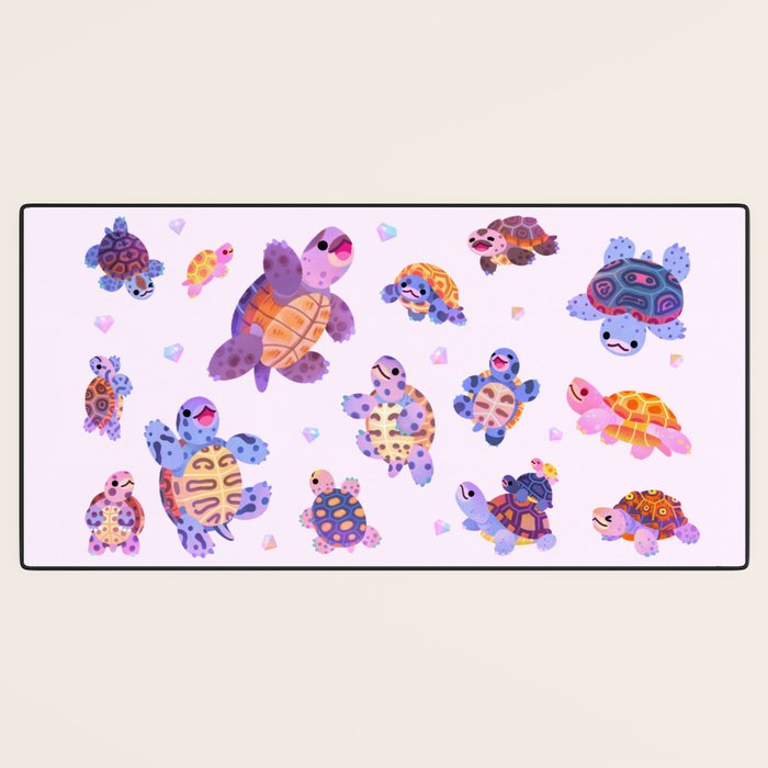 Diamondback terrapin Desk Mat Gallery Image 3