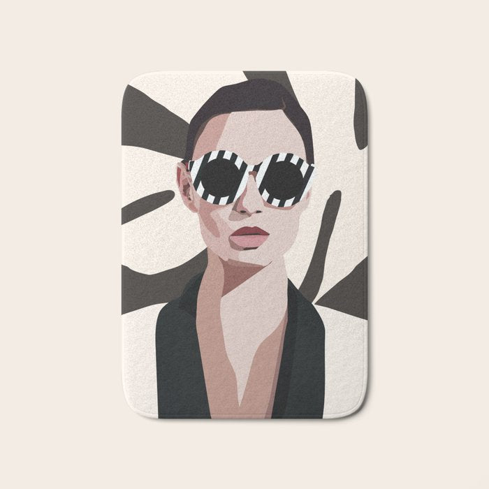 The Face of Fashion 7 Bath Mat Gallery Image 1