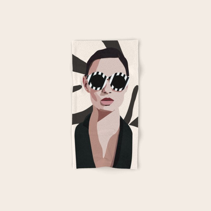 The Face of Fashion 7 Bath Towel Gallery Image 1