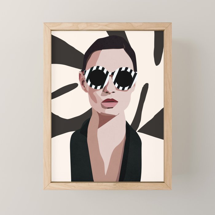 The Face of Fashion 7 Mini Art Print Gallery Image 1