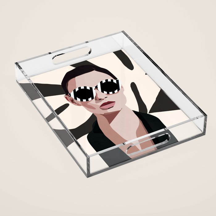 The Face of Fashion 7 Acrylic Tray Gallery Image 1