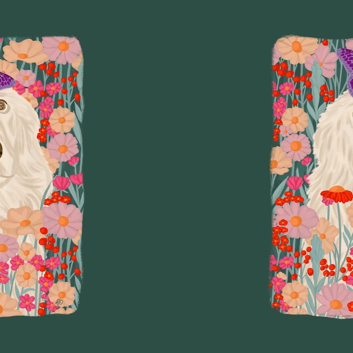 Butterfly Blossoms and a Furry Friend Coffee Mug Gallery Image 2