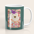 Butterfly Blossoms and a Furry Friend Coffee Mug Gallery Image 1