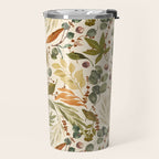 Fall leafy nature B Travel Mug Gallery Image 2