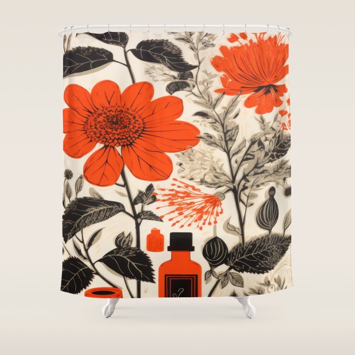 Plant Medicine Shower Curtain Gallery Image 1