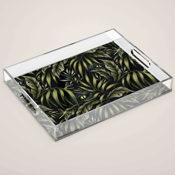 Jurassic Jungle - Camo Green Acrylic Tray Gallery Image 1