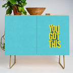 You Got This motivational typography poster inspirational quote bedroom wall home decor Credenza Gallery Image 1