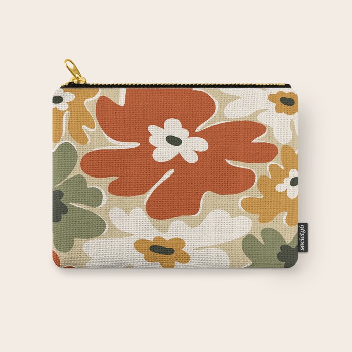 VINTAGE floral house  Carry All Pouch Gallery Image 1