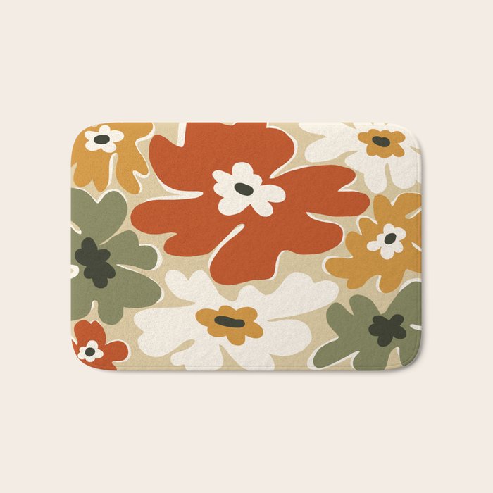 VINTAGE floral house  Bath Mat Gallery Image 1