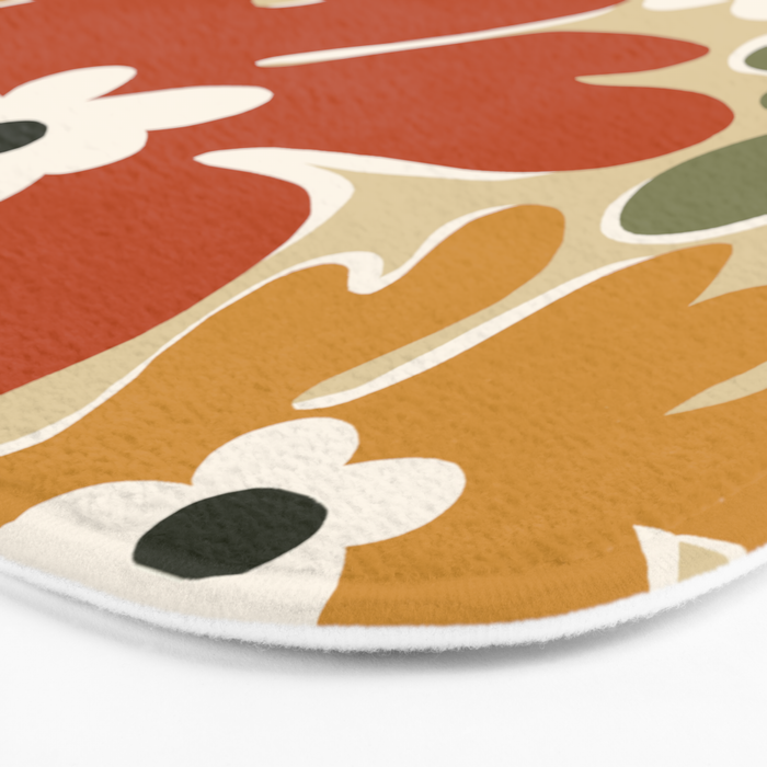 VINTAGE floral house  Bath Mat Gallery Image 3