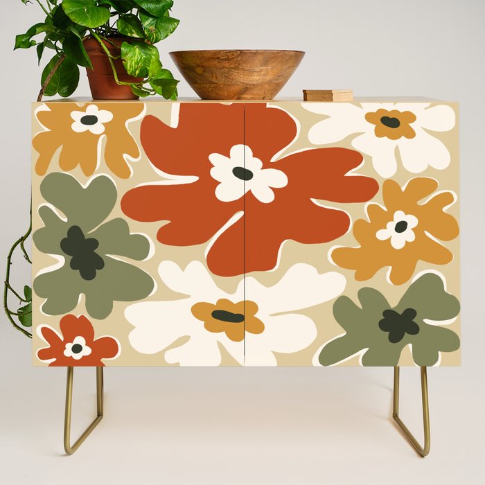 VINTAGE floral house  Credenza Gallery Image 1
