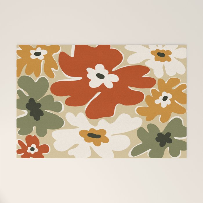 VINTAGE floral house  Welcome Mat Gallery Image 1