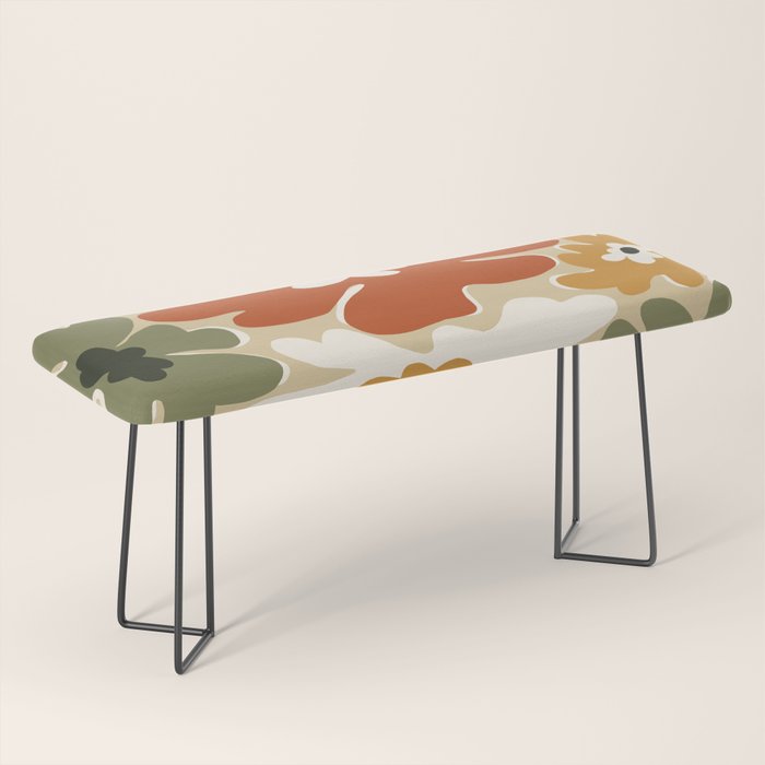 VINTAGE floral house  Bench Gallery Image 1