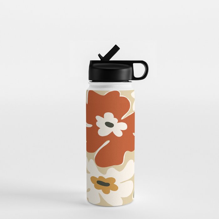 VINTAGE floral house  Water Bottle Gallery Image 1
