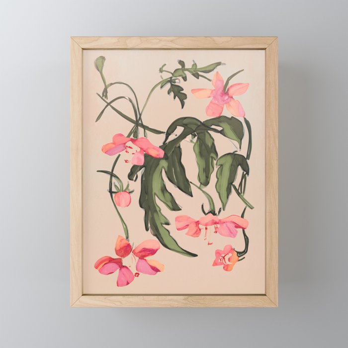 Garden Flowers 2 Mini Art Print Gallery Image 1