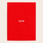 NOW BRIGHT RED SOLID COLOR Poster Gallery Image 4