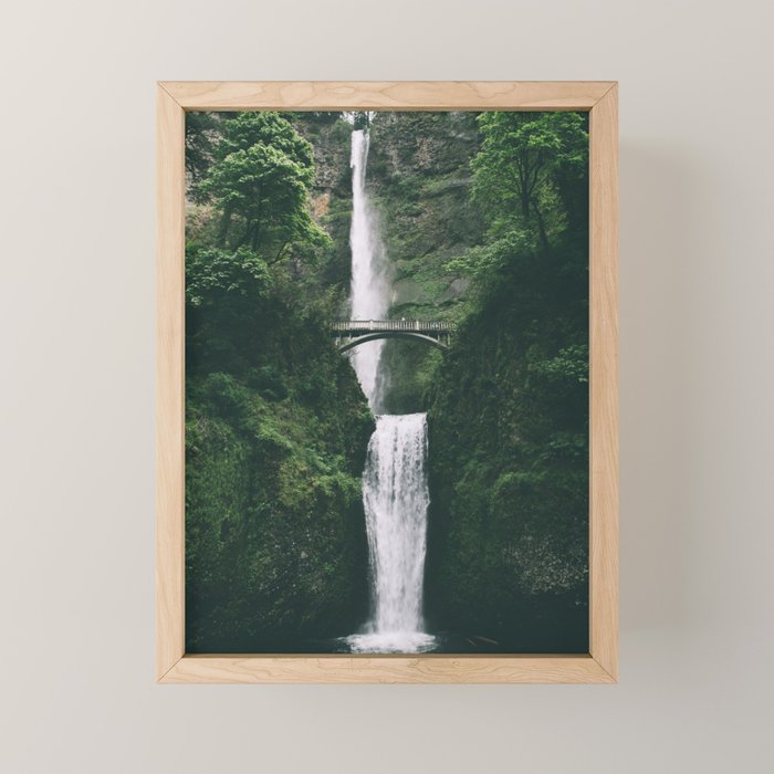 Multnomah Falls III Mini Art Print Gallery Image 1