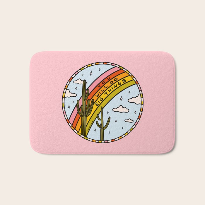 You Will Do Big Things Bath Mat Gallery Image 1