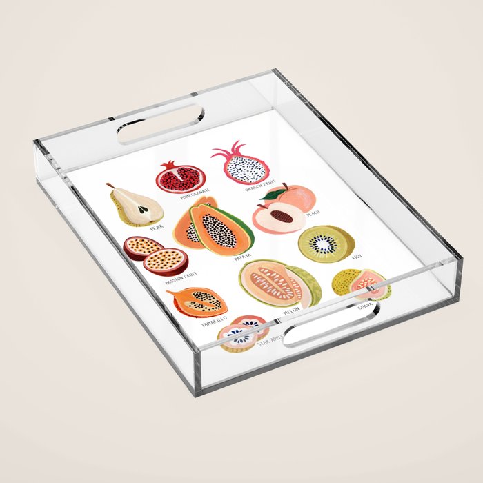 Fruit Collection Acrylic Tray Gallery Image 1