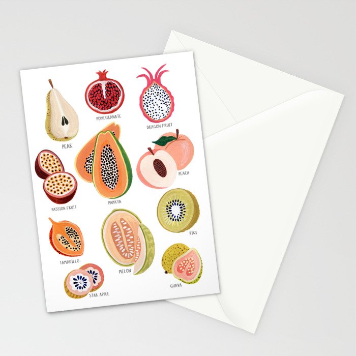 Fruit Collection Stationery Card Gallery Image 2