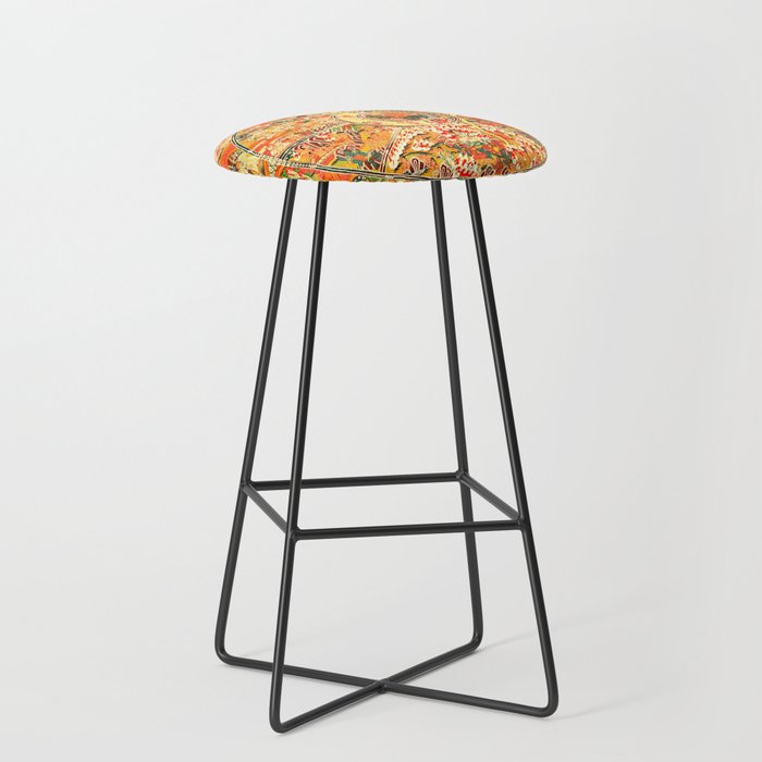 Wheel Of Life Samsara Bhavacakra Stool Gallery Image 1