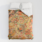 Wheel Of Life Samsara Bhavacakra Duvet Cover Gallery Image 6