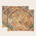 Wheel Of Life Samsara Bhavacakra Placemat Gallery Image 1