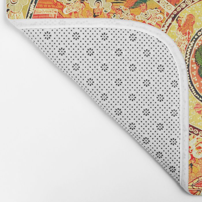 Wheel Of Life Samsara Bhavacakra Bath Mat Gallery Image 2