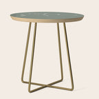 Aquarius Zodiac Star Constellation Line Art Sage Side Table Gallery Image 1