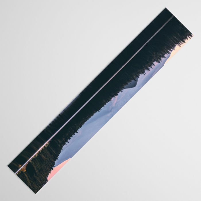 Mount Hood Pastel Sunset - Cascade Mountain Adventure Table Runner Gallery Image 3
