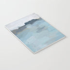 Almost Home - Navy & Baby Blue Abstract Ocean Nature Art Coastal Painting Notebook Gallery Image 3