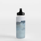 Almost Home - Navy & Baby Blue Abstract Ocean Nature Art Coastal Painting Water Bottle Gallery Image 3