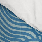 Flowing Blue Spiral Pattern Comforter Gallery Image 4