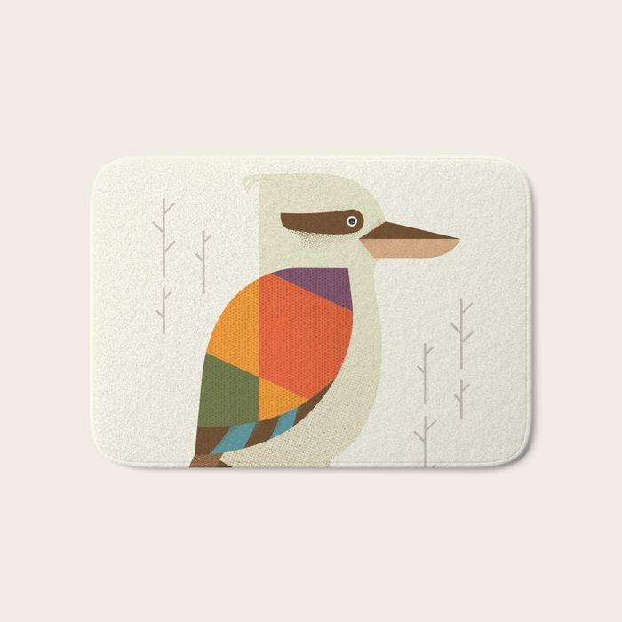 Laughing Kookaburra Bath Mat Gallery Image 1