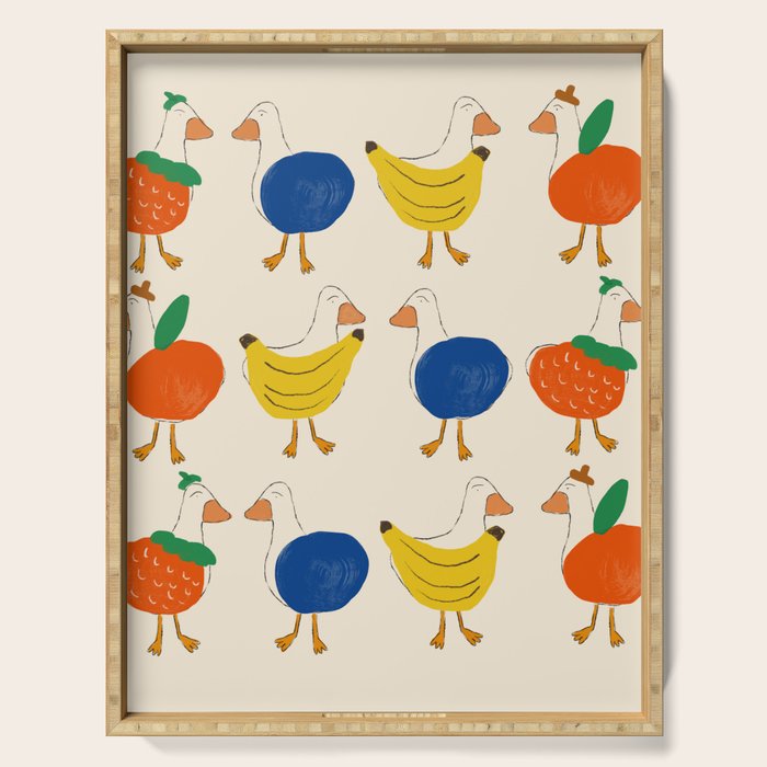 Fruit Ducks Serving Tray Gallery Image 1