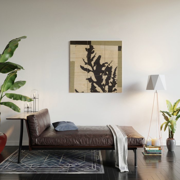 Botanical Shadows Wood Wall Art Gallery Image 2