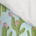 Summer Cactus #illustration #cactus Comforter Gallery Image 4