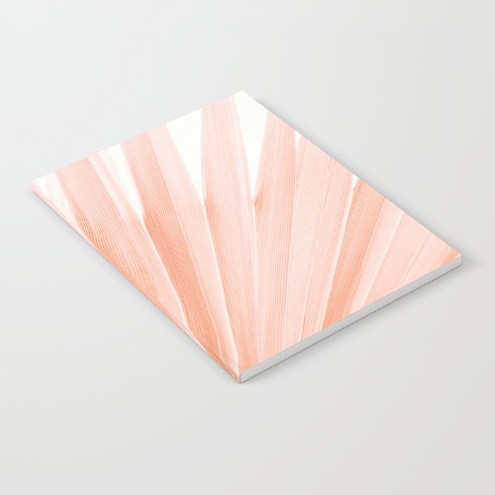 Blush Pink Fan Palm Notebook Gallery Image 2
