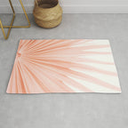 Blush Pink Fan Palm Rug Gallery Image 1