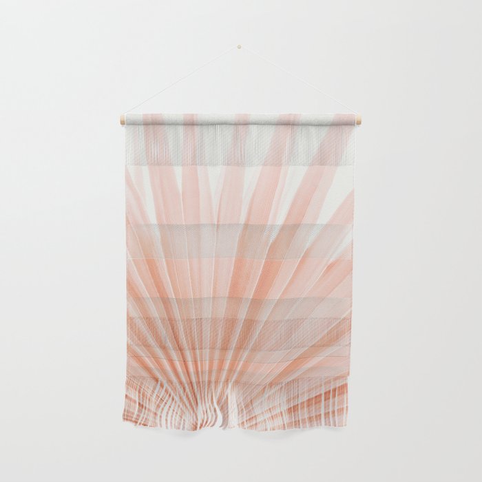 Blush Pink Fan Palm Wall Hanging Gallery Image 1