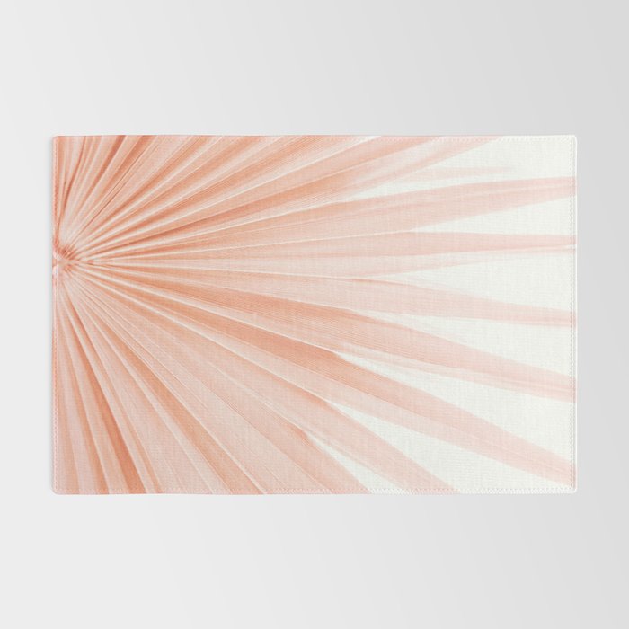 Blush Pink Fan Palm Rug Gallery Image 2