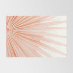 Blush Pink Fan Palm Rug Gallery Image 2