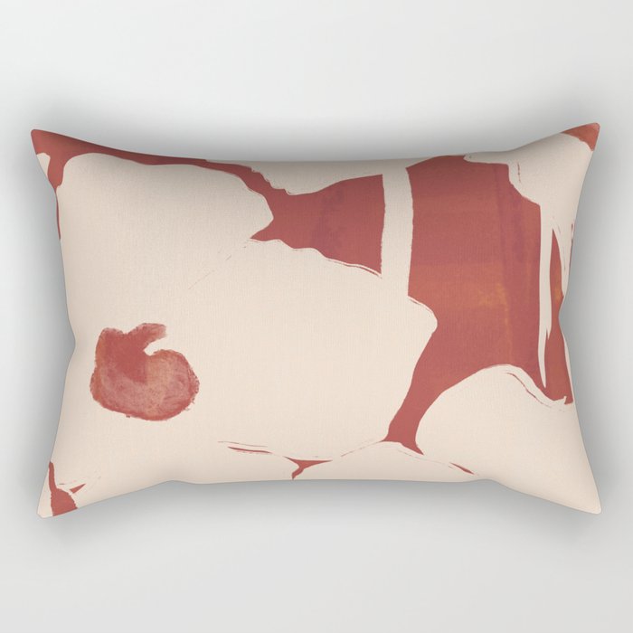 Abstract Flowers 6 Rectangular Pillow Gallery Image 1